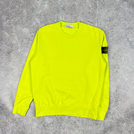 Stone Island Yellow Sweatshirt Large 22.5”