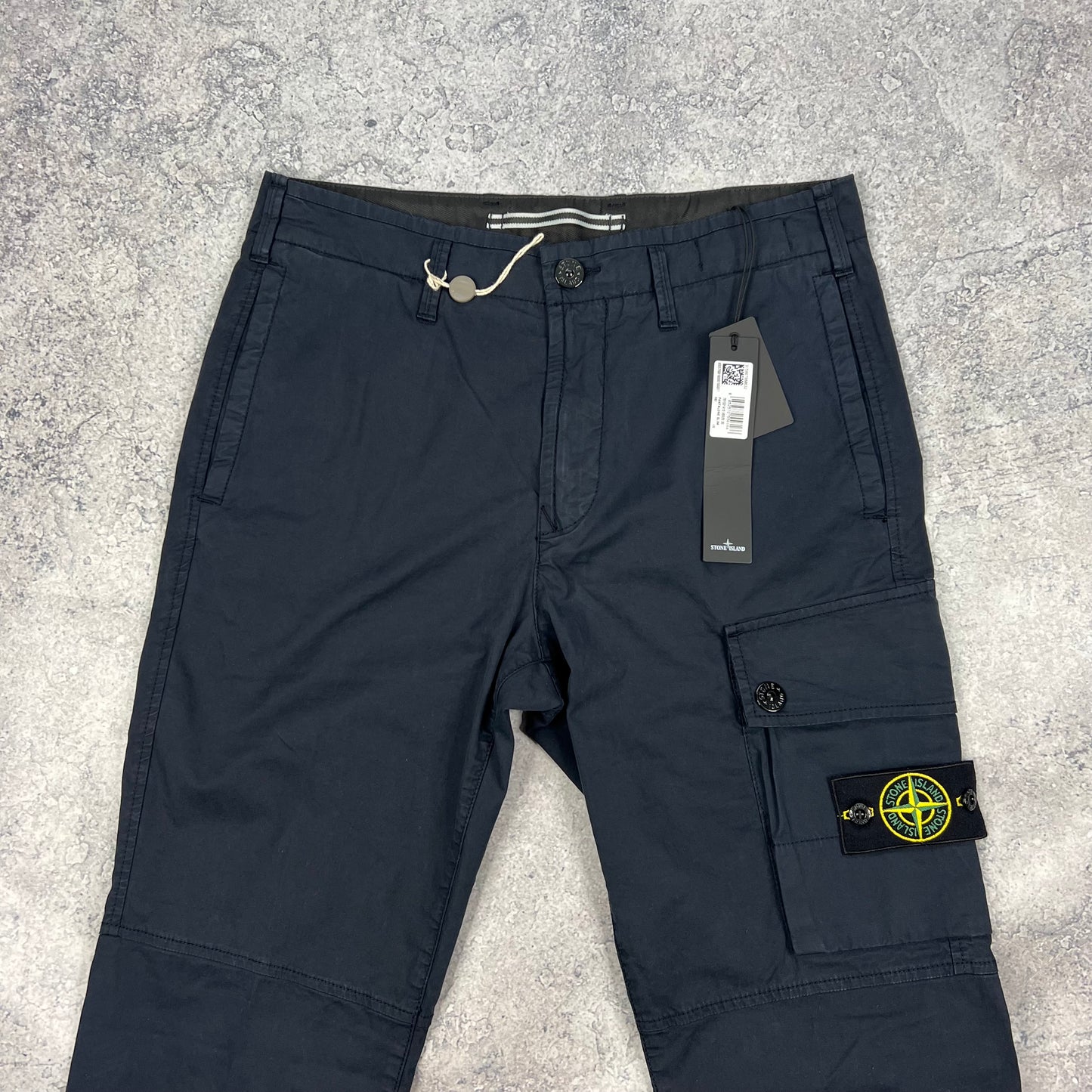 Stone Island Navy Slim Cargo Trousers W30-31” BNWT