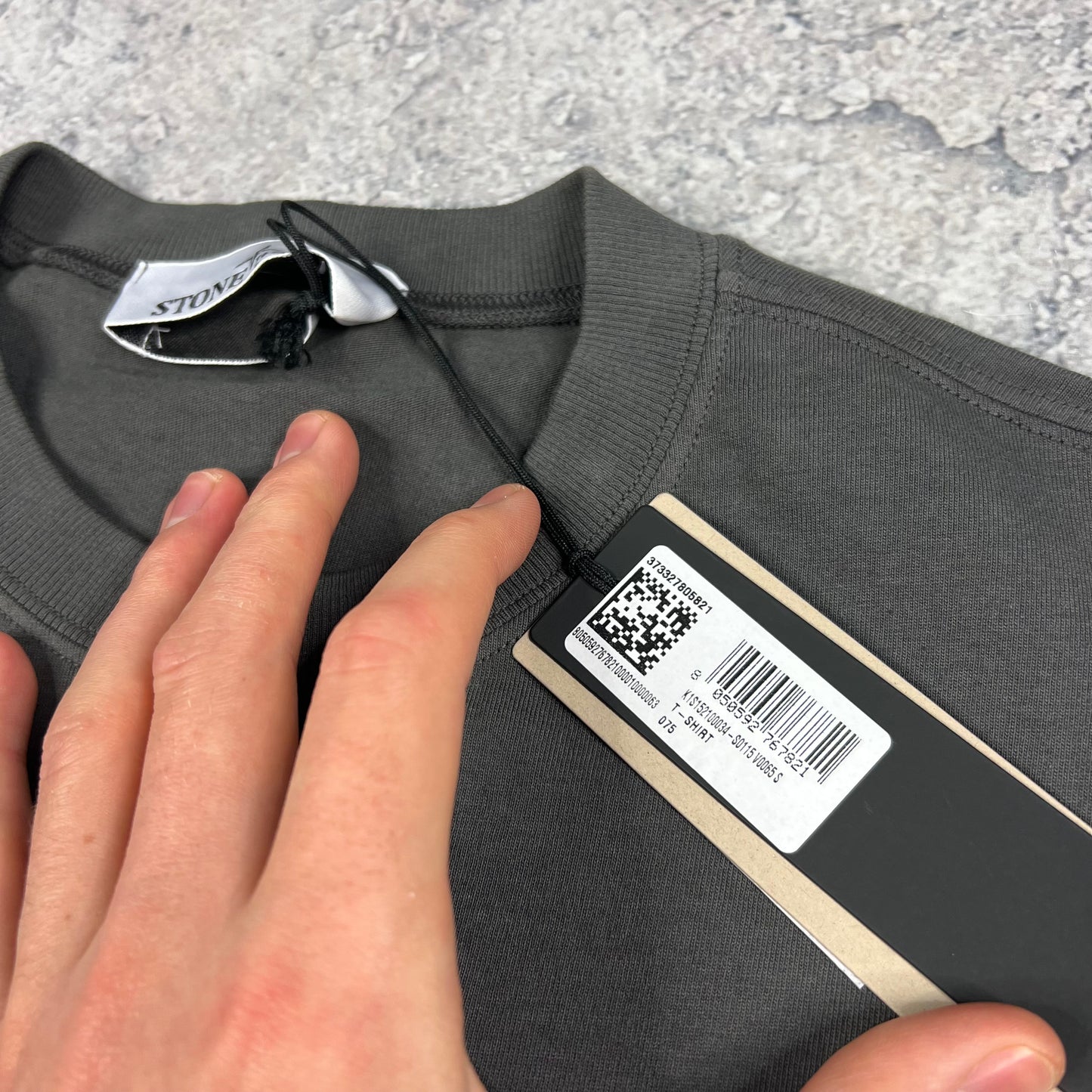 Stone Island Charcoal Oversized T-Shirt Small 22” BNWT