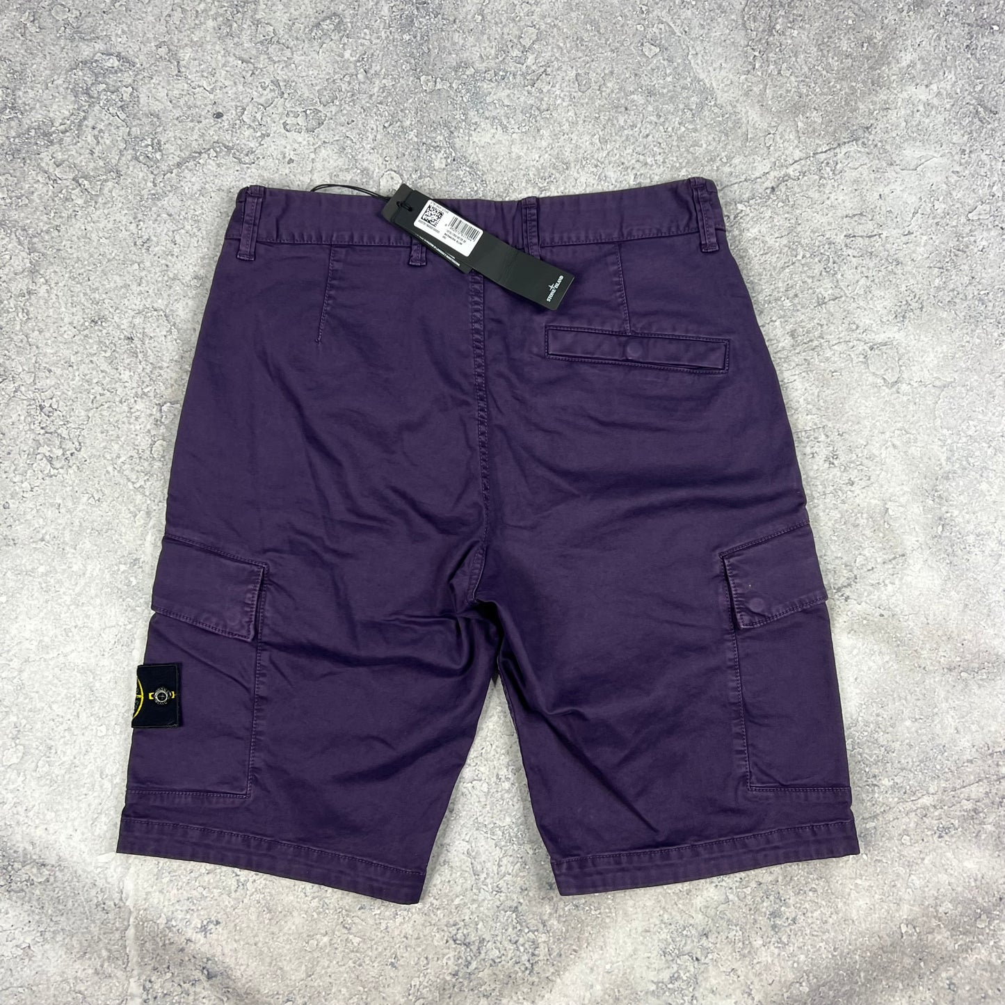 Stone Island Purple Cargo Shorts W29-30” BNWT