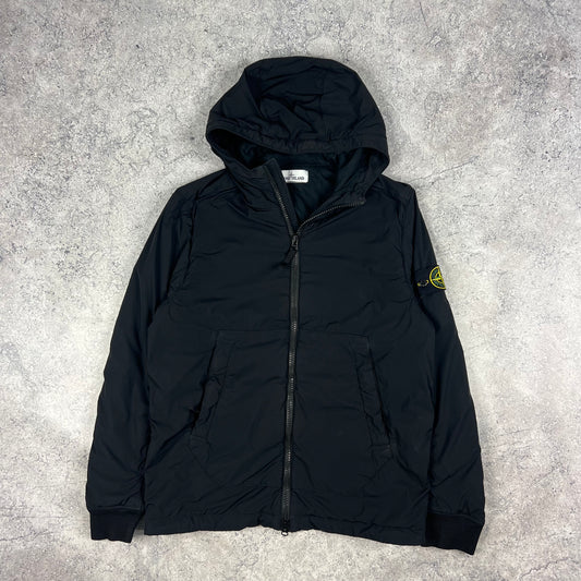 Stone Island Black Comfort Tech Composite Jacket Small 21”