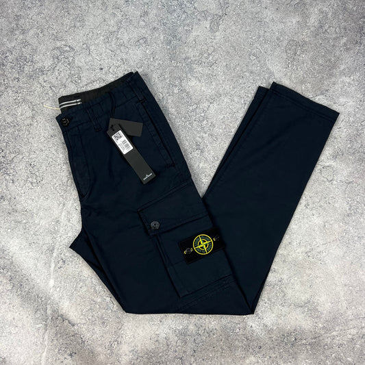 Stone Island Navy Slim Cargo Trousers W30-31” BNWT