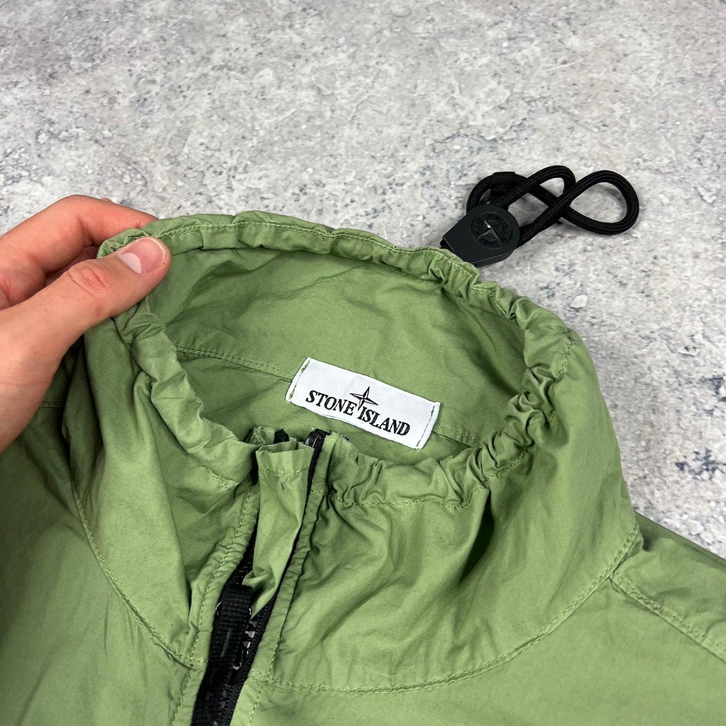 Stone Island Green Tela Smock XL 27.5”