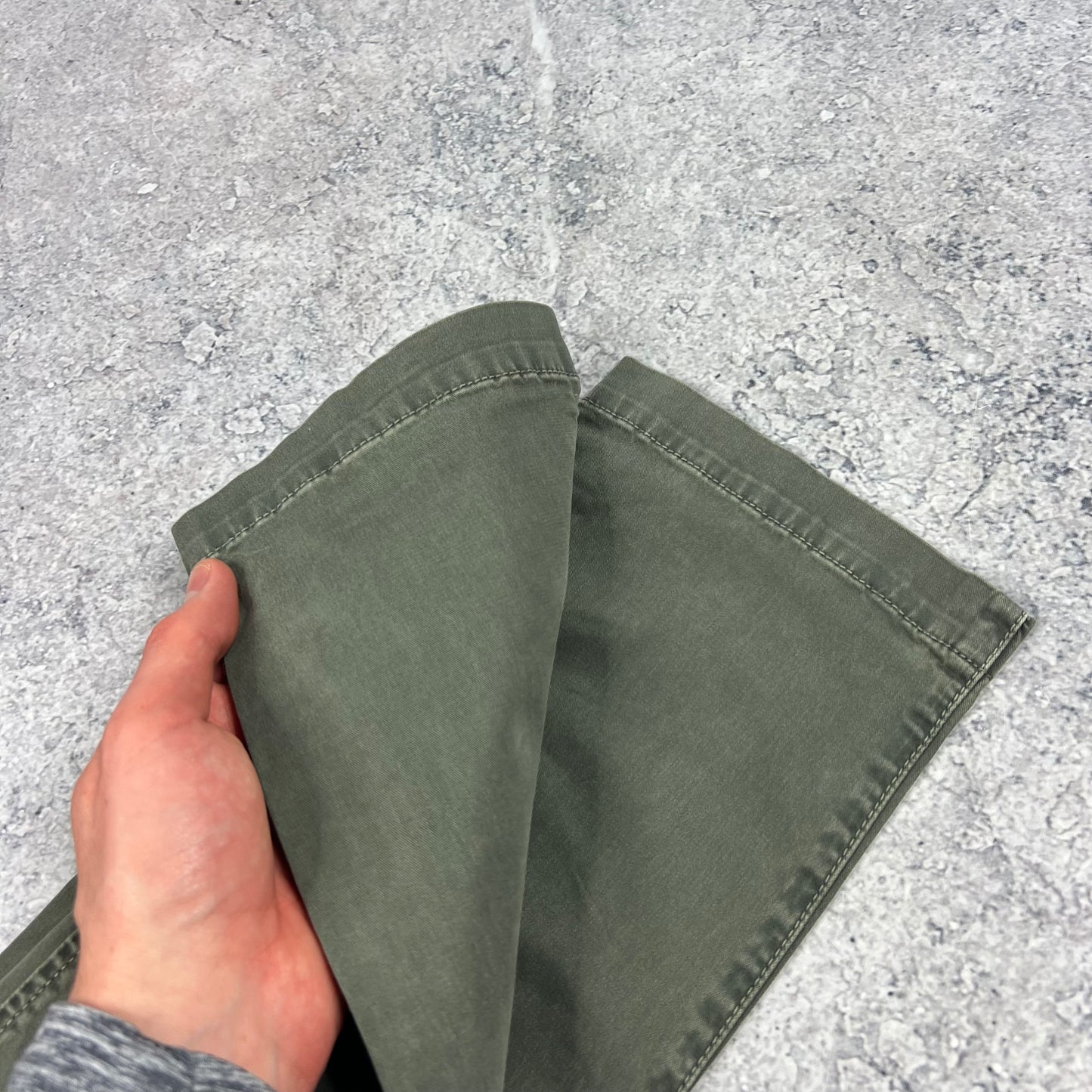 Stone Island Green Skinny Cargo Trousers W32”