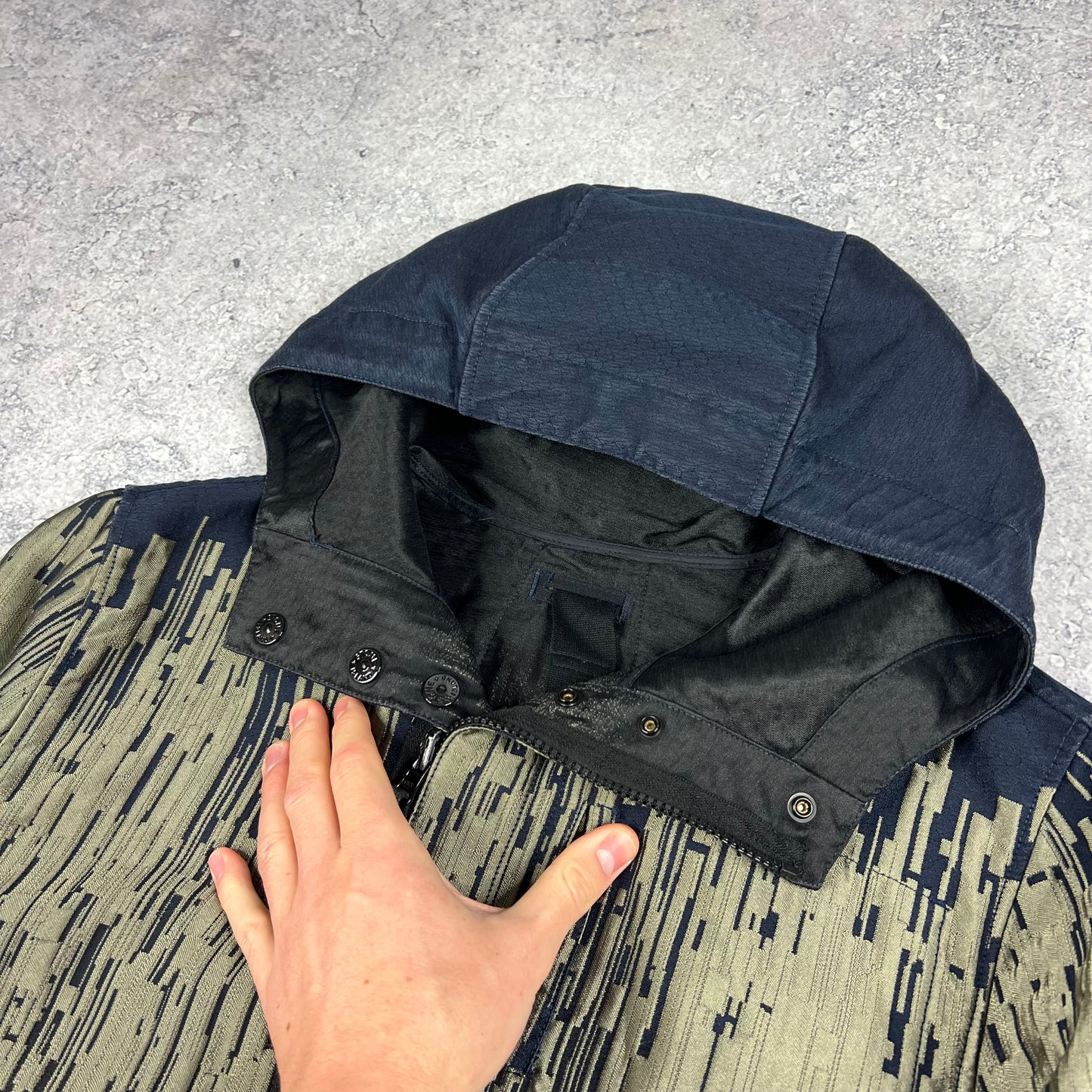 Stone Island Shadow Big Loom Reversible Jacket Large 22.5”