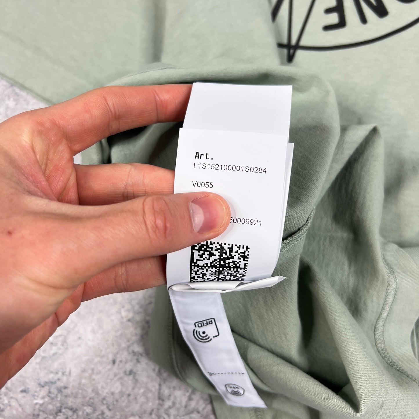 Stone Island Green/Black Compass T-Shirt BNWT