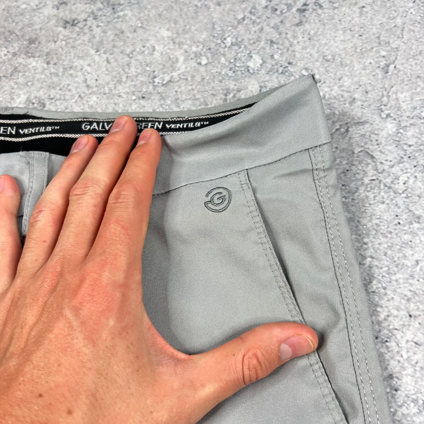 Galvin Green Grey Golf Trousers W38”