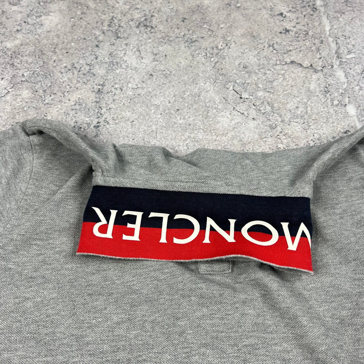 Moncler Grey Polo Shirt XL 23”