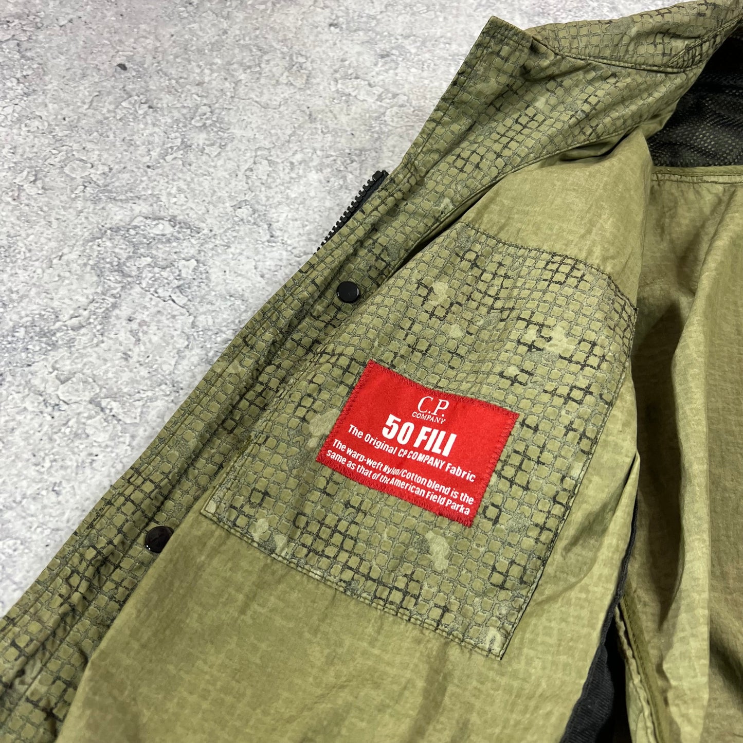 CP Company Digital Camo Overshirt Medium 20.75”