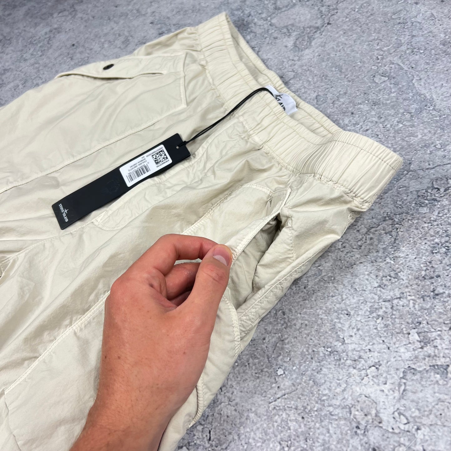 Stone Island Beige Cargo Shorts W32” BNWT