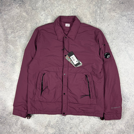 CP Company Burgundy Flatt Nylon Primaloft Jacket Large 23.5” BNWT