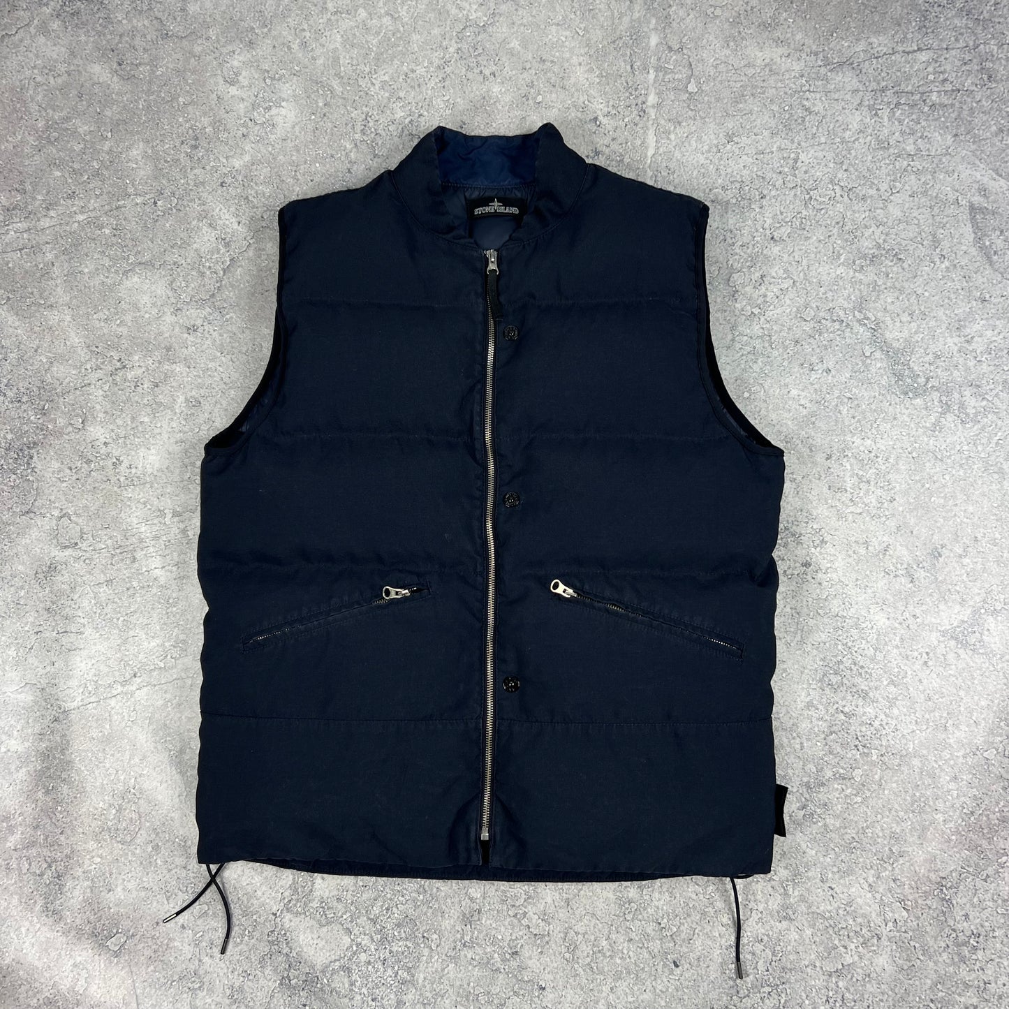 Stone Island Shadow Project Navy Down Gilet XL 23.5”