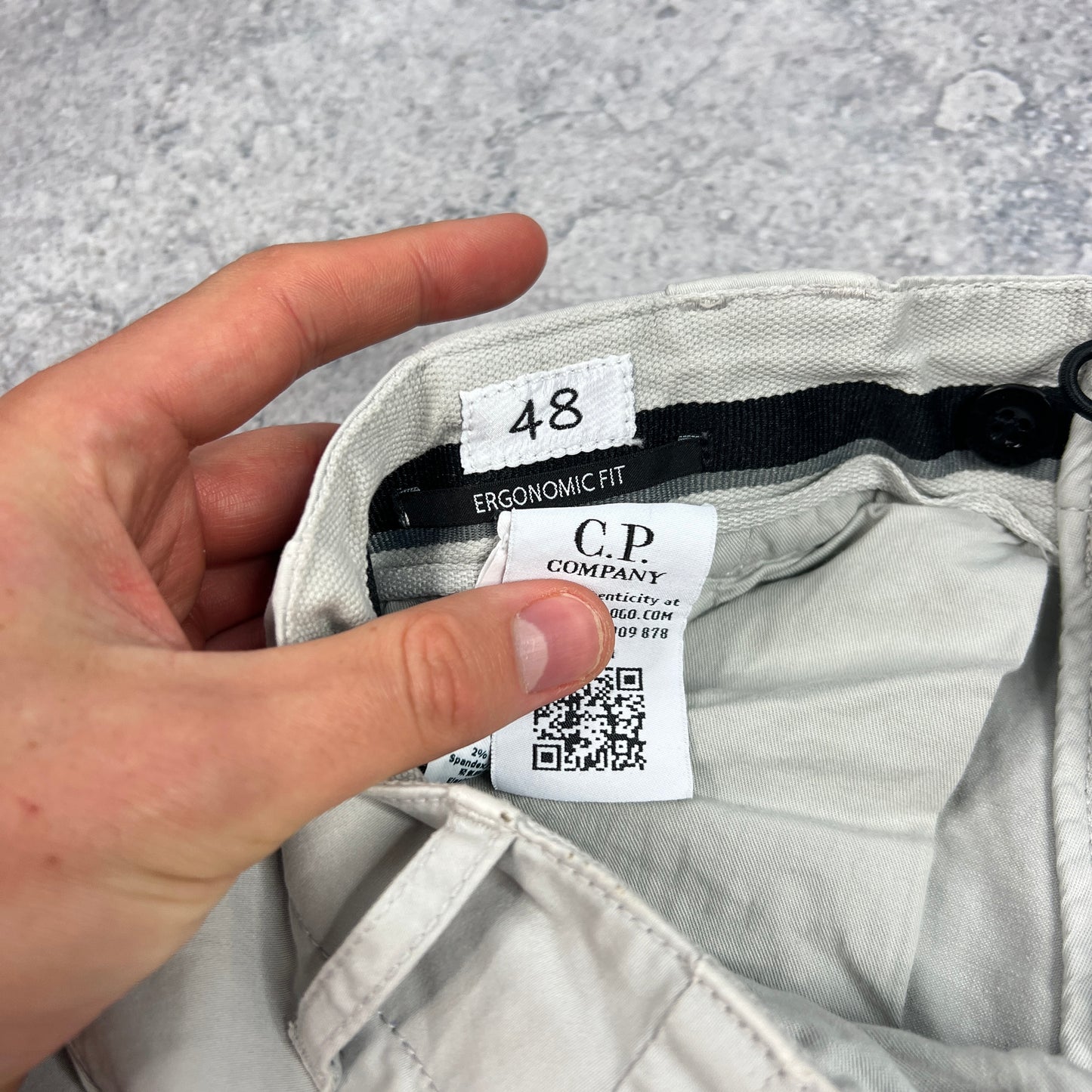 CP Company Grey Lens Cargos Size 48- W32”