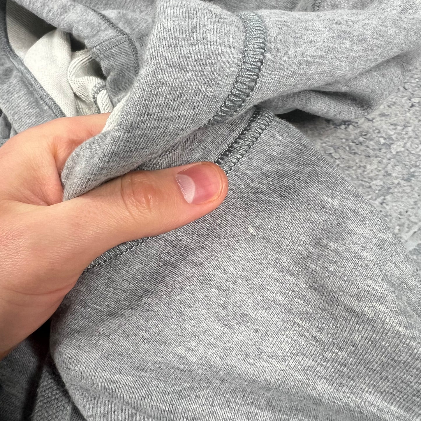 Stone Island Grey Pullover Hoodie Large 22.75”