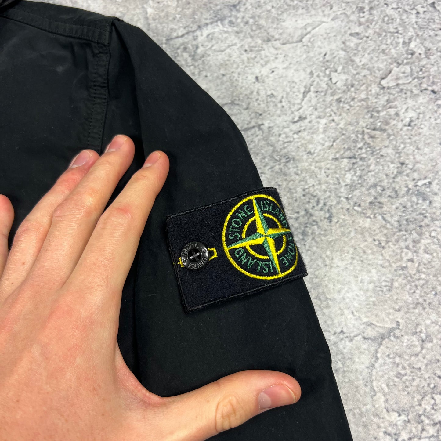 Stone Island Polyester Tela David Light Jacket Large 22.5”