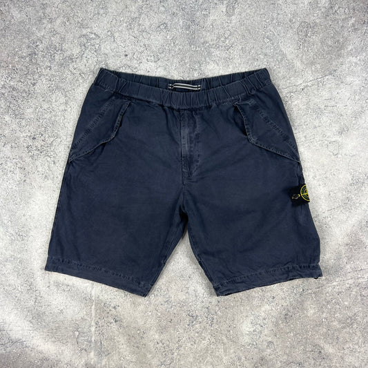 Stone Island Navy Cargo Shorts W36”