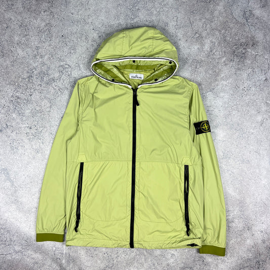 Stone Island Lime Skin Touch Nylon Jacket Large 23.5”