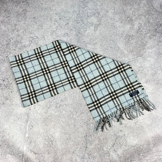 Burberry Vintage Light Blue Scarf
