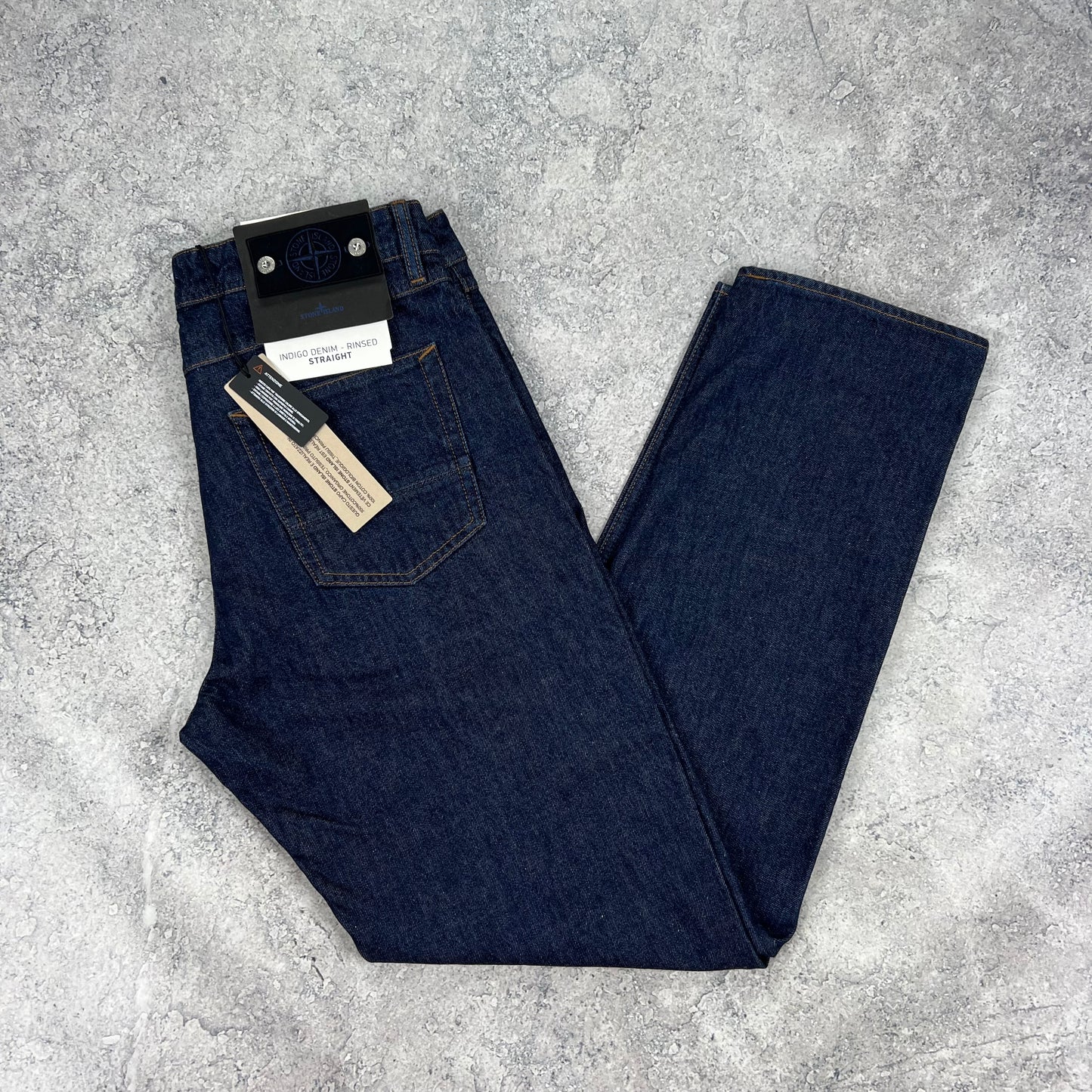 Stone Island Blue Denim Straight Jeans BNWT