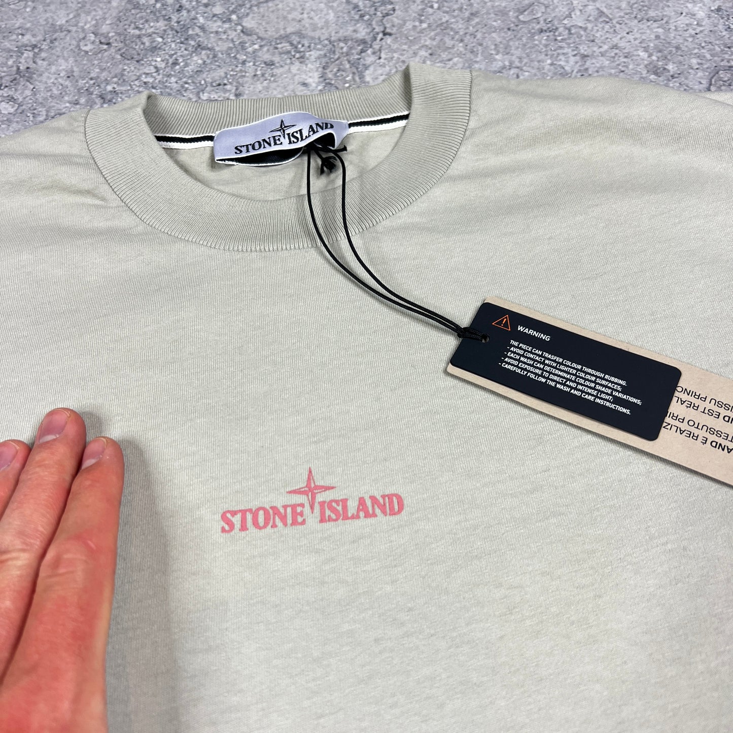 Stone Island Grey Carlo Rivetti T-Shirt BNWT