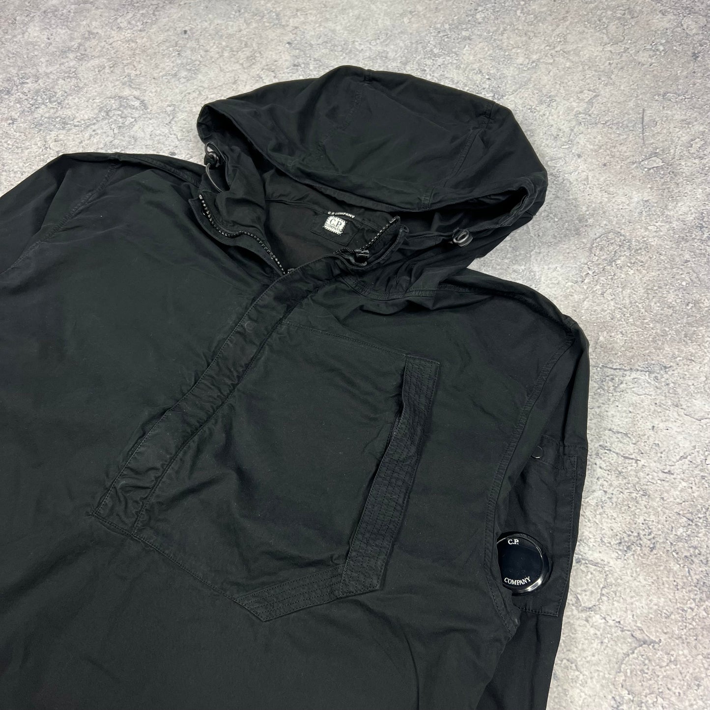 CP Company Black Gabardine Smock Large 23.25”
