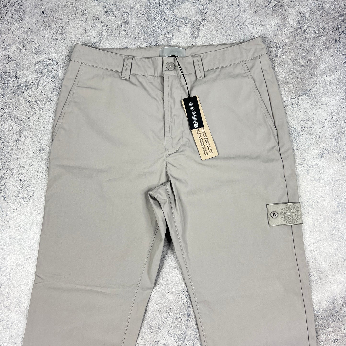 Stone Island Ghost Grey Trousers W33-34” BNWT