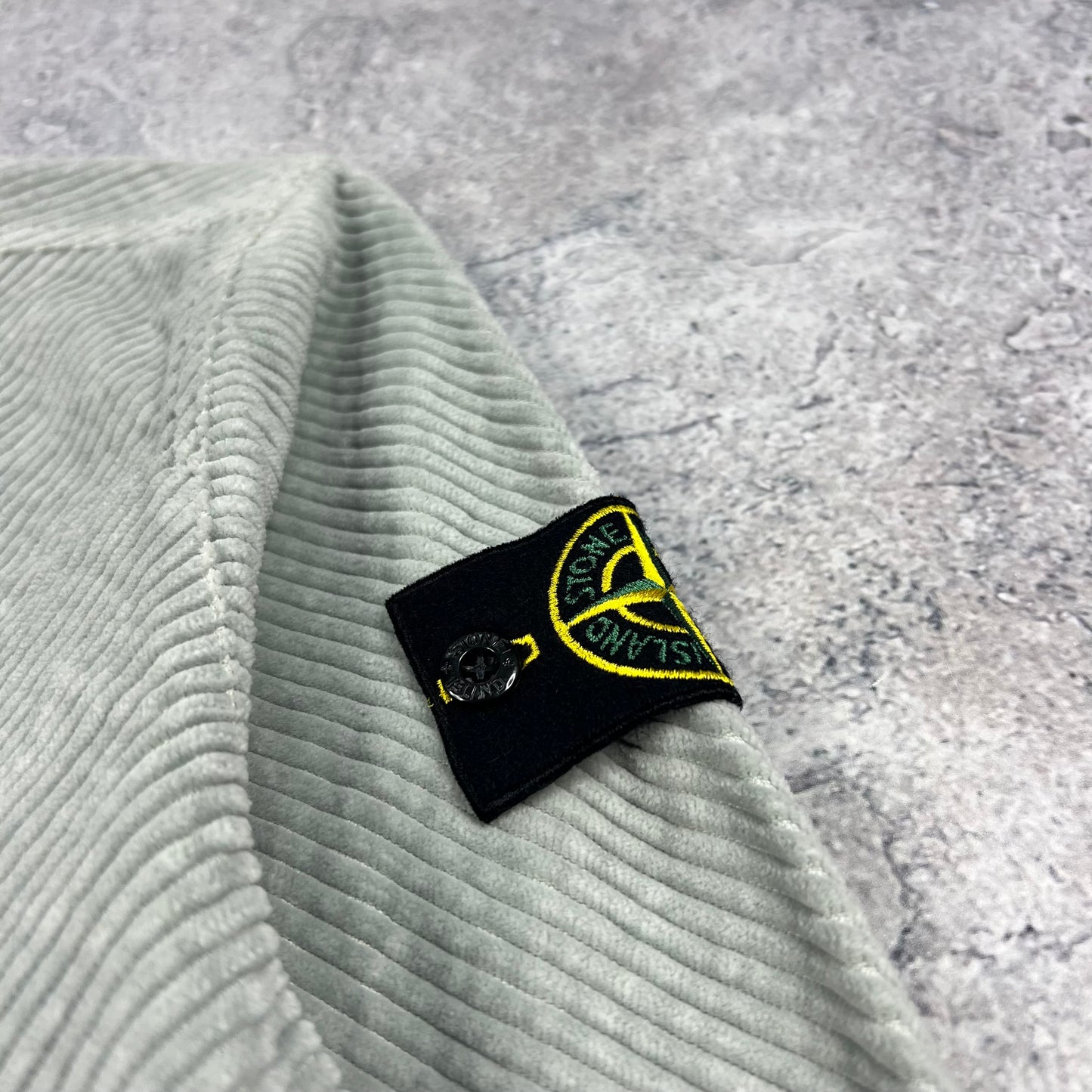 Stone Island Grey Jumbo Cord Pullover BNWT