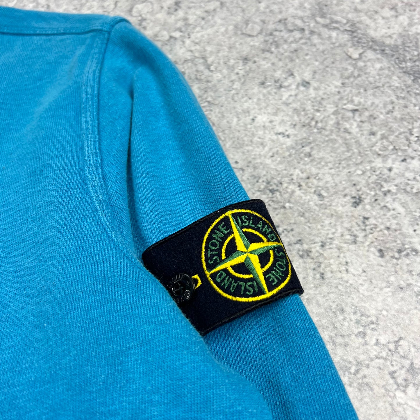Stone Island Blue Sweatshirt Medium 21”