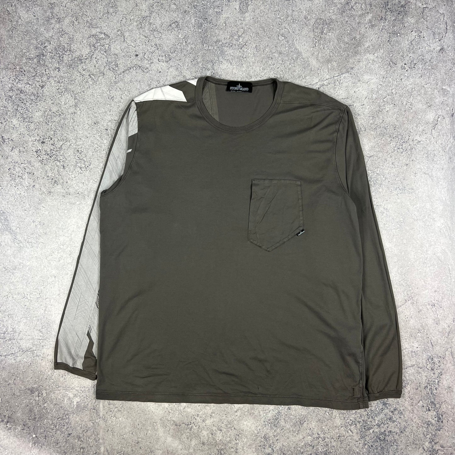 Stone Island Grey Shadow Project L/S T-Shirt 3XL 26”