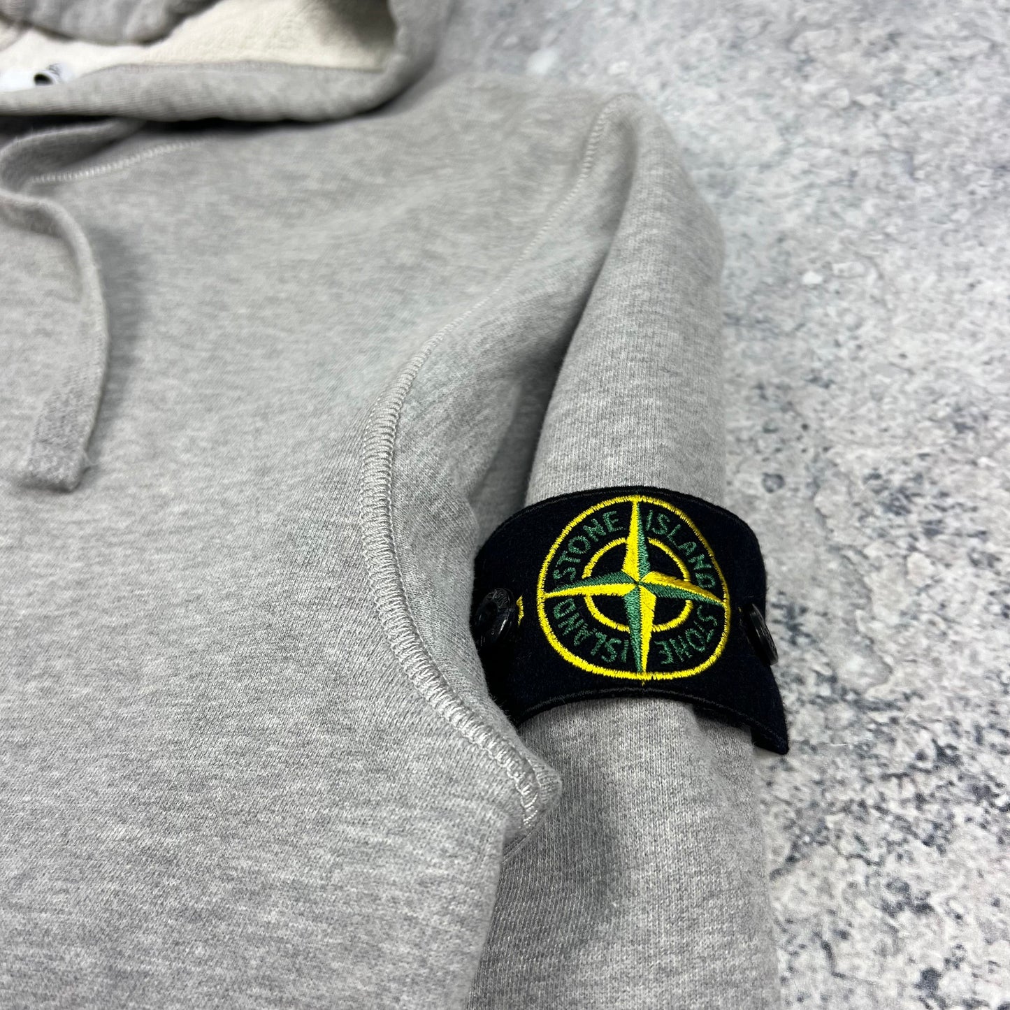 Stone Island Grey Hoodie Large 23”