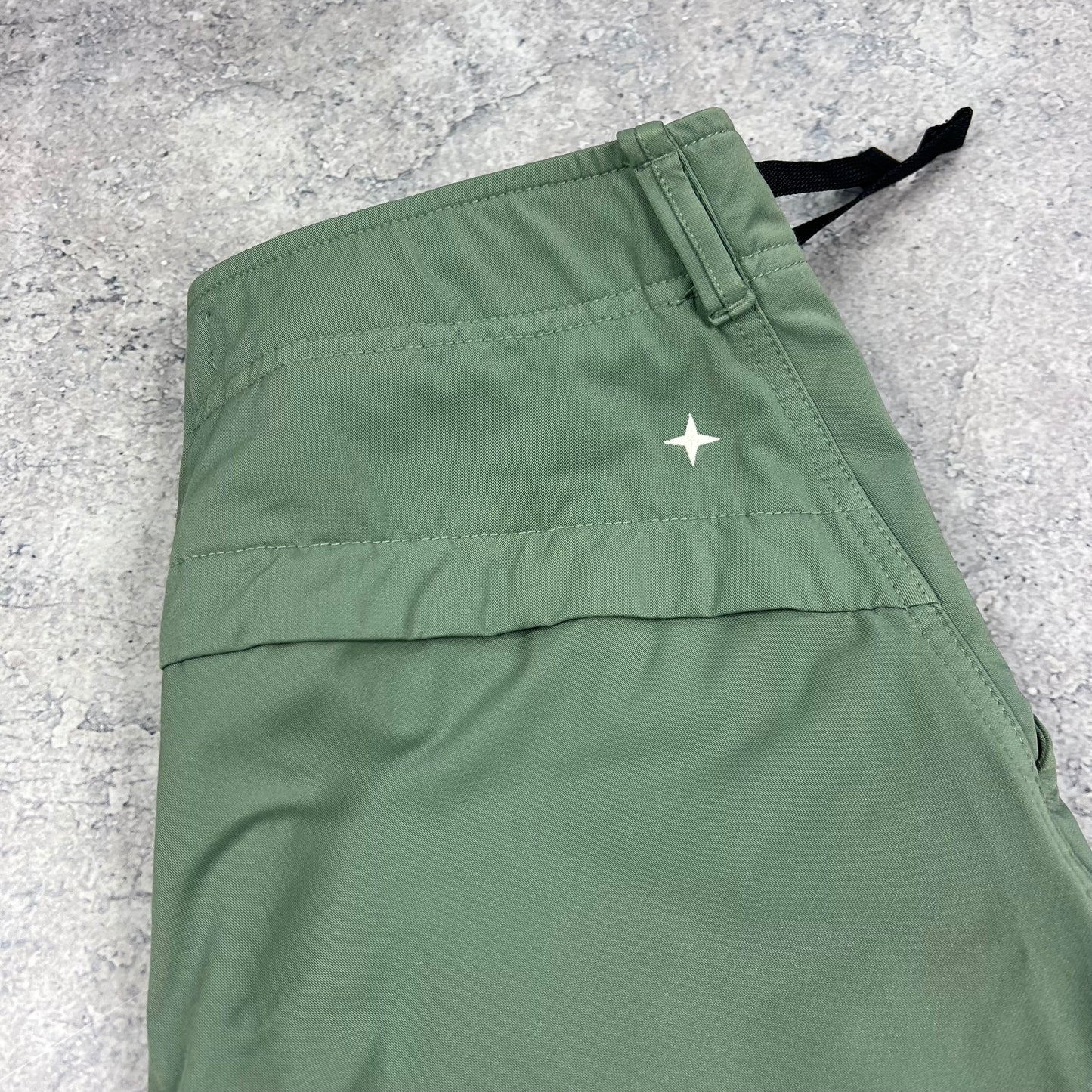 Stone Island Green Stellina Technical Cargo Trousers W30-32”