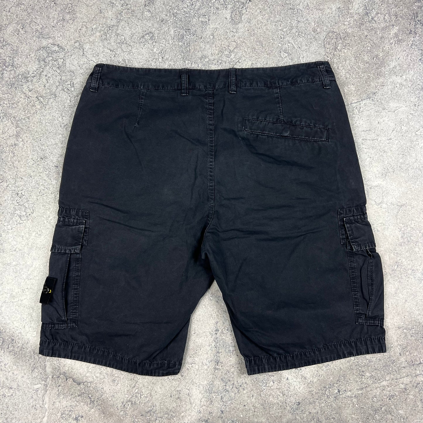 Stone Island Navy Cargo Shorts W34”